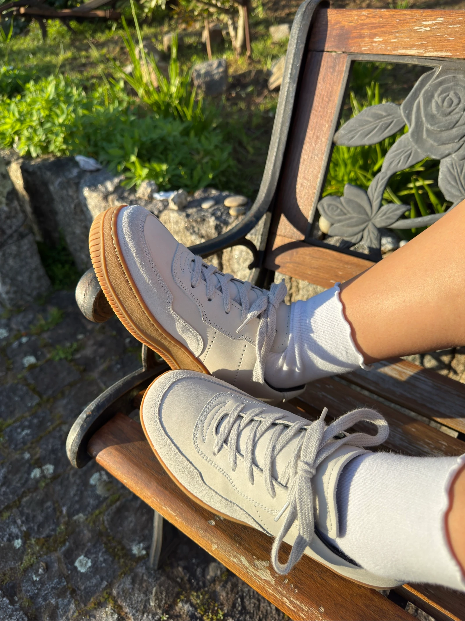 MHL Bejes sneakers van leer. – photo 6